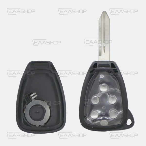 CR04KS - CARCASA DE MANDO FIJO 3 BOTONES CHRYSLER/JEEP