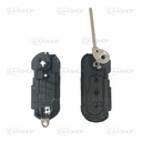 FIA06KS - CARCASA DE MANDO PLEGABLE 2 BOTONES FIAT 500