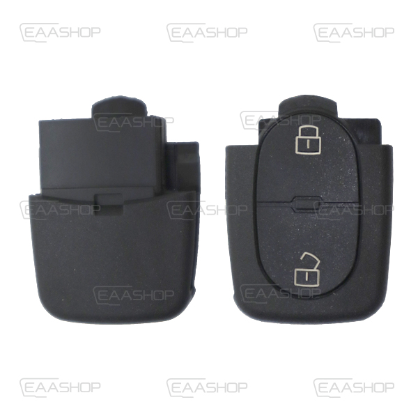 AU02KS - CARCASA DE MANDO REDONDO 3 BOTONES AUDI (PILA