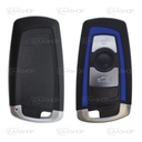 BW12KS - CARCASA KEYLESS BMW 3 BOTONES (AZUL)