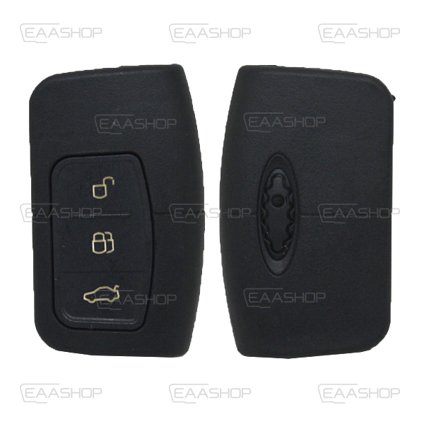 FO07KS - CARCASA DE MANDO FORD PLEGABLE 3 BOTONES