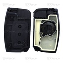 FO07KS - CARCASA DE MANDO FORD PLEGABLE 3 BOTONES