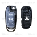 FO08KS - CARCASA DE MANDO FORD PLEGABLE 2 BOTONES