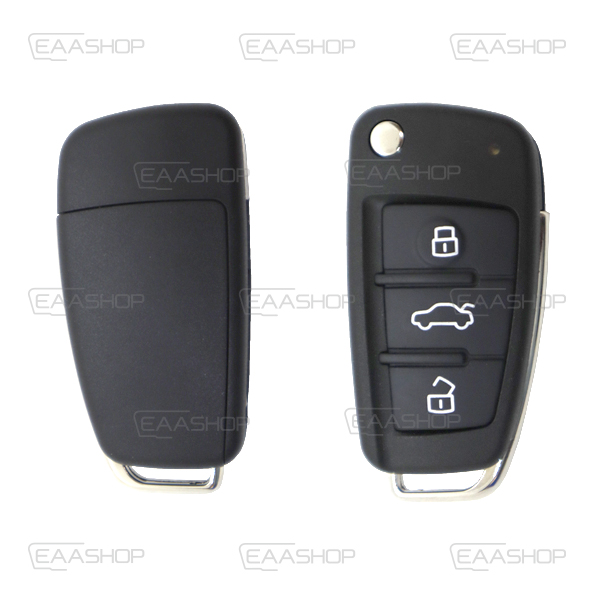 AU05KS - CARCASA DE MANDO AUDI 3 BOTONES COMPLETO REGATA
