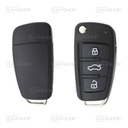 AU05KS - CARCASA DE MANDO AUDI 3 BOTONES COMPLETO REGATA
