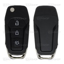 FO09KS - CARCASA DE MANDO FORD PLEGABLE 3 BOTONES