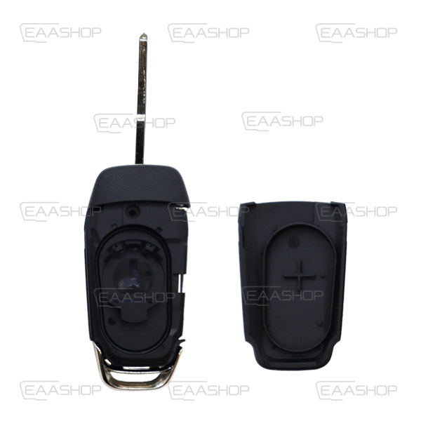 FO09KS - CARCASA DE MANDO FORD PLEGABLE 3 BOTONES