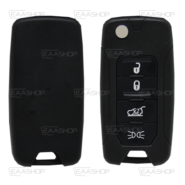 CR09KS - CARCASA DE MANDO CHRYSLER PLEGABLE 4 BOTONES