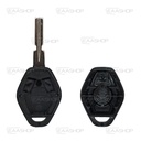 BW03KS - CARCASA DE MANDO BMW ROMBO HU58 3 BOTONES 433