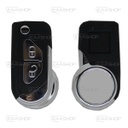 PSA28KS - CARCASA DE MANDO PEUGEOT 2 BOTONES