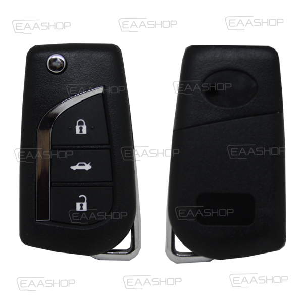 TT15KS - CARCASA DE MANDO TOYOTA 3 BOTONES