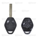 BW04KS - CARCASA DE MANDO BMW ROMBO HU92 3 BOTONES FIJO