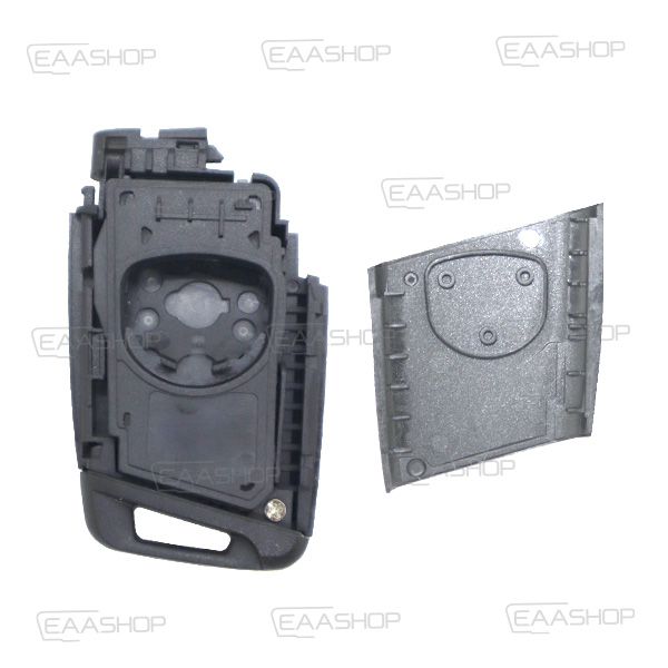 VAG14KS - CARCASA DE MANDO KEYLESS VW 3 BOTONES CON ESPADIN HU162