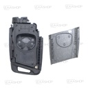 VAG14KS - CARCASA DE MANDO KEYLESS VW 3 BOTONES CON ESPADIN HU162