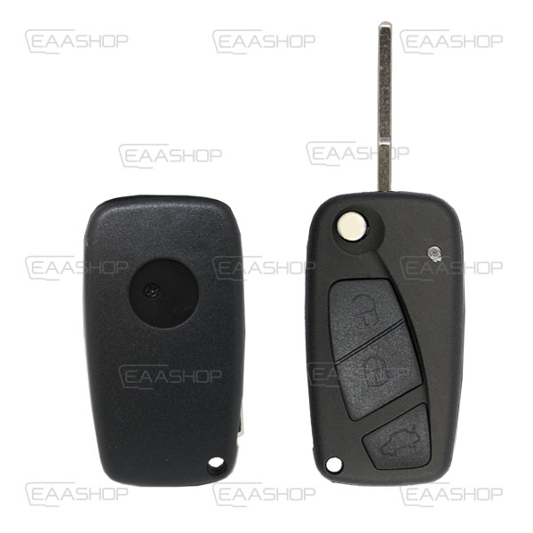 FIA04KS - CARCASA PLEGABLE MANDO FIAT 3 BOTONES