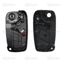 FIA04KS - CARCASA PLEGABLE MANDO FIAT 3 BOTONES