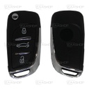 PSA32KS - CARCASA DE MANDO CITROEN 3 BOTONES PLEGABLE PERFIL HU83