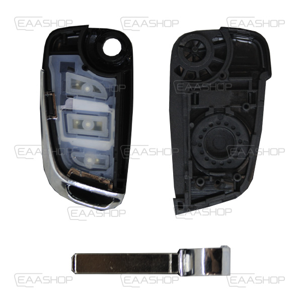 PSA31KS - CARCASA DE MANDO CITROEN 3 BOTONES PLEGABLE