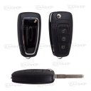 FD07RC - TELEMANDO PLEGABLE 3 BOTONES FORD (TIPO LAGRIMA)