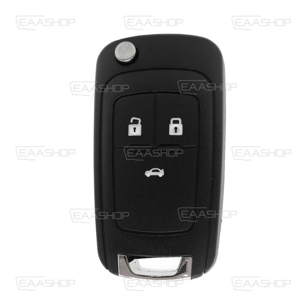 CH04RC - TELEMANDO PLEGABLE 3 BOTONES CHEVROLET