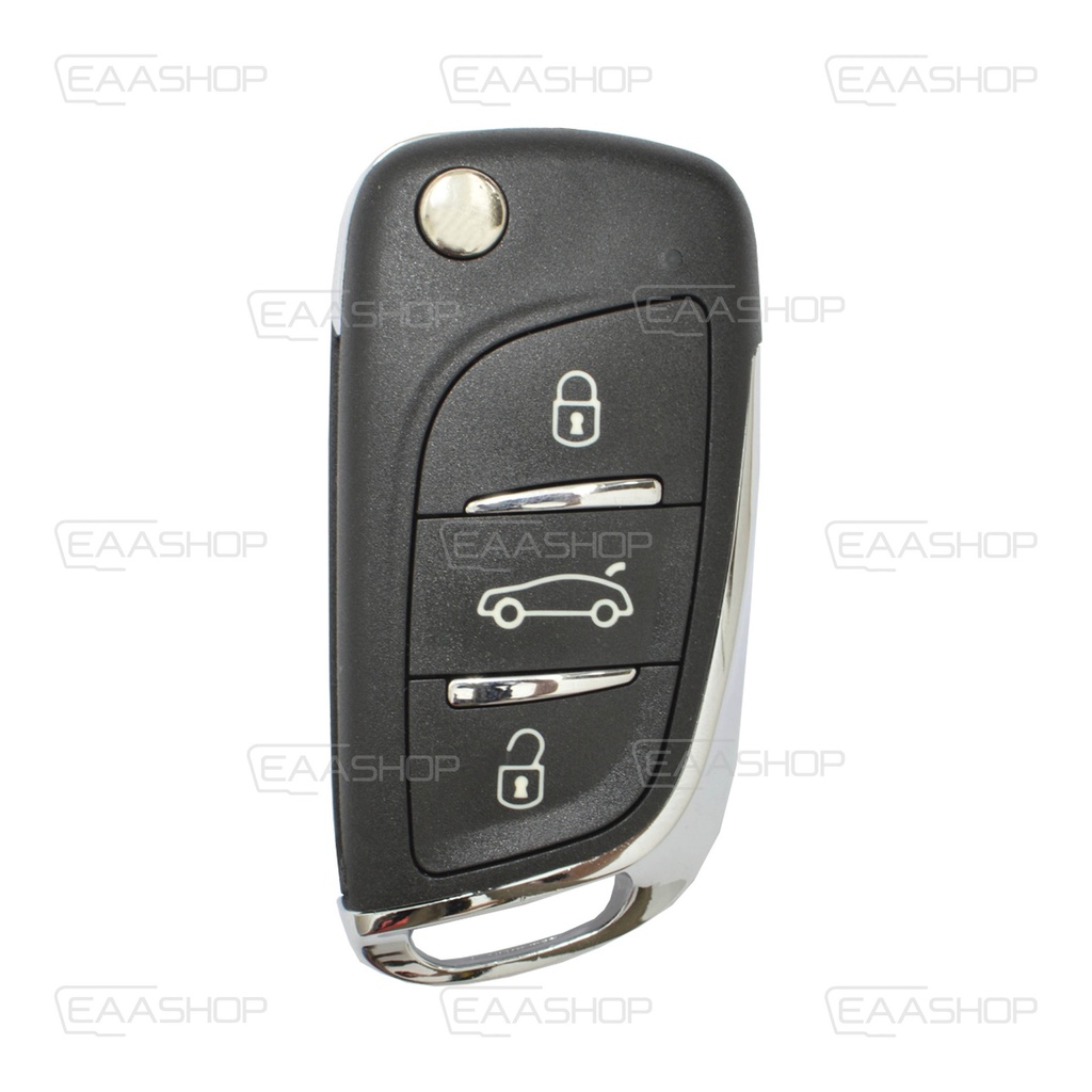 CI07RC - TÉLÉCOMMANDE PLIABLE 3 BOUTONS CITROEN