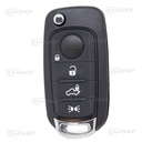FI08RC - TELEMANDO PLEGABLE 4 BOTONES FIAT ( FORMATO