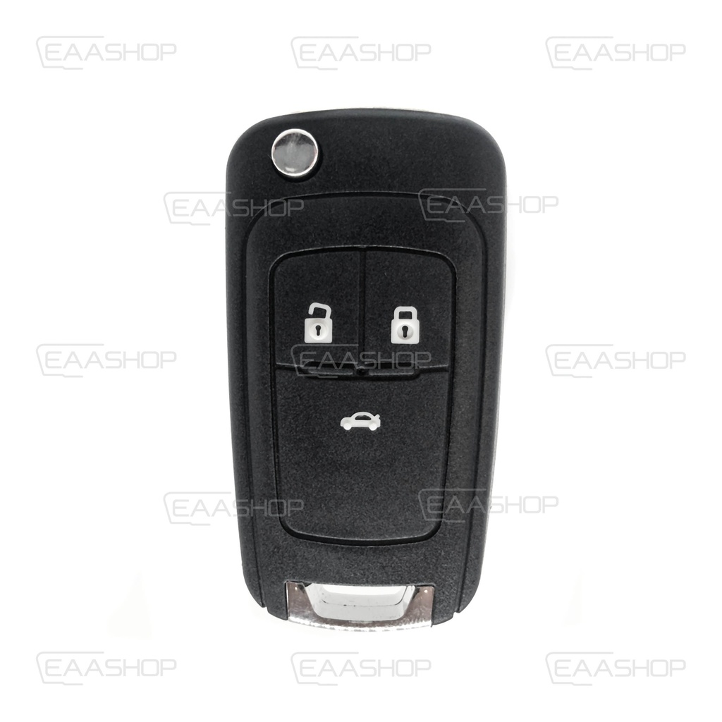 OP08RC - TÉLÉCOMMANDE PLIABLE 3 BOUTONS OPEL - MAINS LIBRES