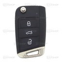 SK07RC - TELEMANDO PLEGABLE 3 BOTONES SKODA
