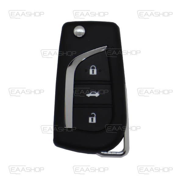 KD05RC - REMOTE CONTROL FOLDING 3 BUTTONS TOYOTA TIPE WITHOUT COIL