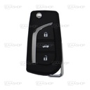 KD05RC - REMOTE CONTROL FOLDING 3 BUTTONS TOYOTA TIPE WITHOUT COIL