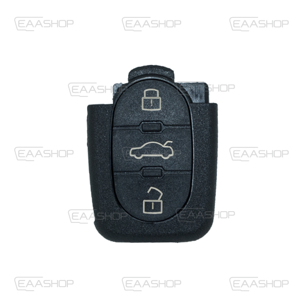 AU04KS - CARCASA DE MANDO PLEGABLE 3 BOTONES AUDI 