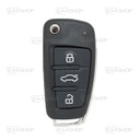 AU05KS - CARCASA DE MANDO PLEGABLE 3 BOTONES AUDI  (PERFIL HU66)