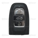 AU06KS - COQUE TELECOMMANDE PLIABLE 3 BOUTONS AUDI 