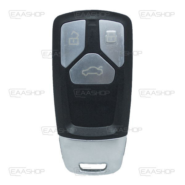 AU08KS - COQUE TELECOMMANDE  INSERT 3 BOUTONS AUDI (LAME HU16T)