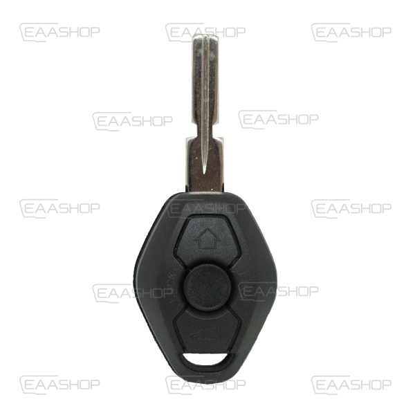 BW03KS - CARCAÇA DE COMANDO FIXO 3 BOTÕES BMW (PERFIL HU58)