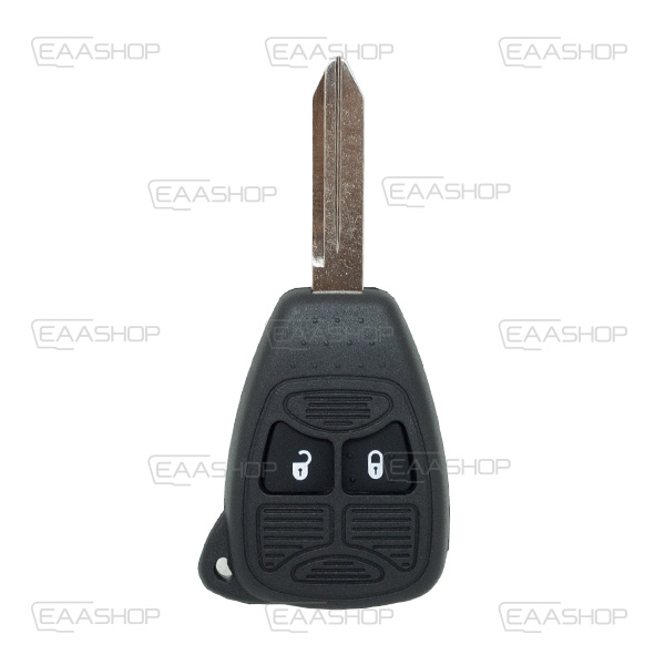 CR03KS - COQUE TÉLÉCOMMANDE FIXE 2 BOUTONS CHRYSLER (LAME CY24)