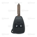 CR03KS - COQUE TÉLÉCOMMANDE FIXE 2 BOUTONS CHRYSLER (LAME CY24)