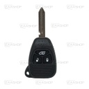 CR04KS - COQUE TELECOMMANDE FIXE 3 BOUTONS CHRYSLER (LAME CY24)