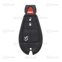 CR06KS - COQUE TÉLÉCOMMANDE KEYLESS 3 + 1 BOUTONS CHRYSLER (LAME CY24)