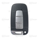 HY10KS - CARCAÇA DE COMANDO KEYLESS 3 BOTÕES HYUNDAI/KIA (PERFIL KIA7)