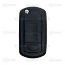 LR04KS - CARCASA DE MANDO PLEGABLE 3 BOTONES LAND ROVER (PERFIL HU101)