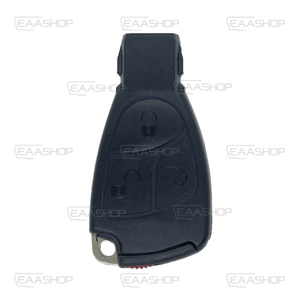 MB08KS - COQUE DE TÉLÉCOMMANDE INSÉRABLE 3 BOUTONS MERCEDES BENZ (LAME HU64)