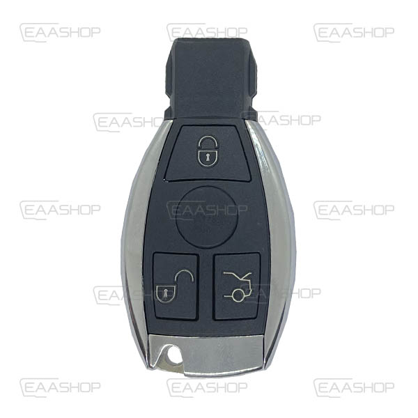 MB09KS - CARCASA DE MANDO INSERTABLE 3 BOTONES MERCEDES BENZ (PERFIL HU64)