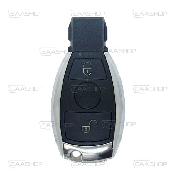 MB10KS - REMOTE KEY SHELL INSERTABLE 2 BUTTONS MERCEDES BENZ (PROFILE HU64)