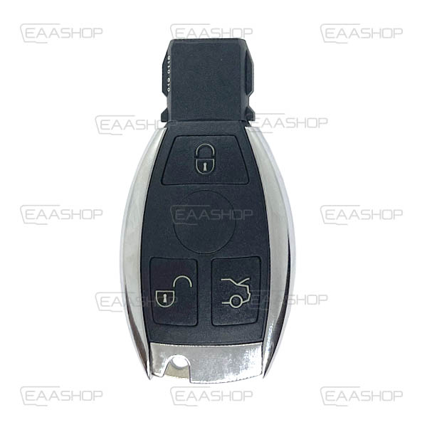 MB11KS - CARCAÇA DE COMANDO INSERTÁBLE 3 BOTÕES MERCEDES BENZ (PERFIL HU64)
