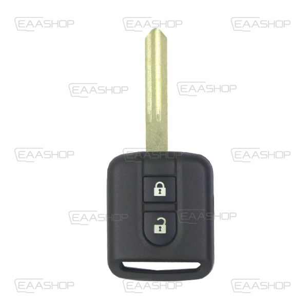 NS02KS - CARCAÇA DE COMANDO FIXO 2 BOTÕES NISSAN (PERFIL NSN14)