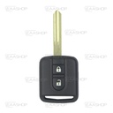 NS02KS - CARCASA DE MANDO FIJO 2 BOTONES NISSAN (PERFIL NSN14)