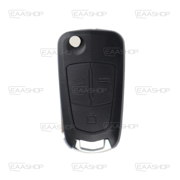 OP07KS - REMOTE KEY SHELL FOLDING 3 BUTTONS OPEL (PROFILE HU100)