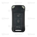 PR01KS - REMOTE CONTROL SHELL FOLDING 3 BUTTONS PORSCHE (PROFILE HU66)