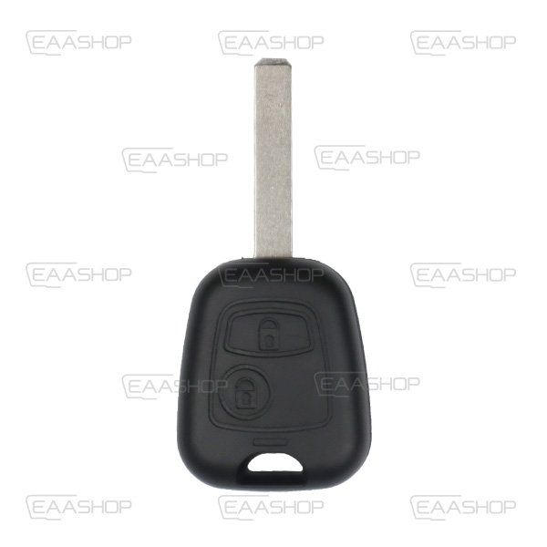 PSA06KS - COQUE TÉLÉCOMMANDE FIXE 2 BOUTONS PSA (LAME VA2)